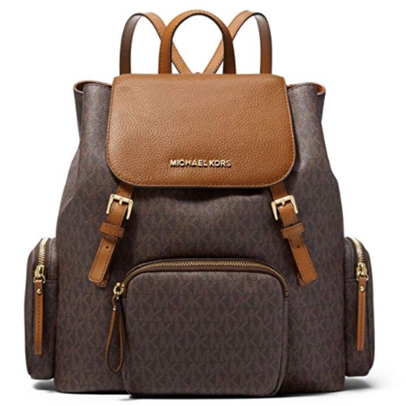 SOLD..Michael Kors Abbey Large Logo Cargo Backpack - Picture 1 of 2